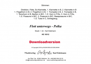 Flott unterwegs-Polka - Download